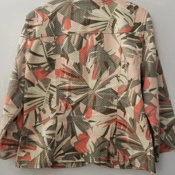 Ruby Rd. | Jacket | Size 8 | Pink, Green, Taupe - Picture 7 of 7